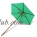 6.5 ft - 8ft Patio / Beach Market Style UPF50+ Umbrella - No Tilt   